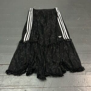 Adidas Originals Lace Black Maxi Skirt